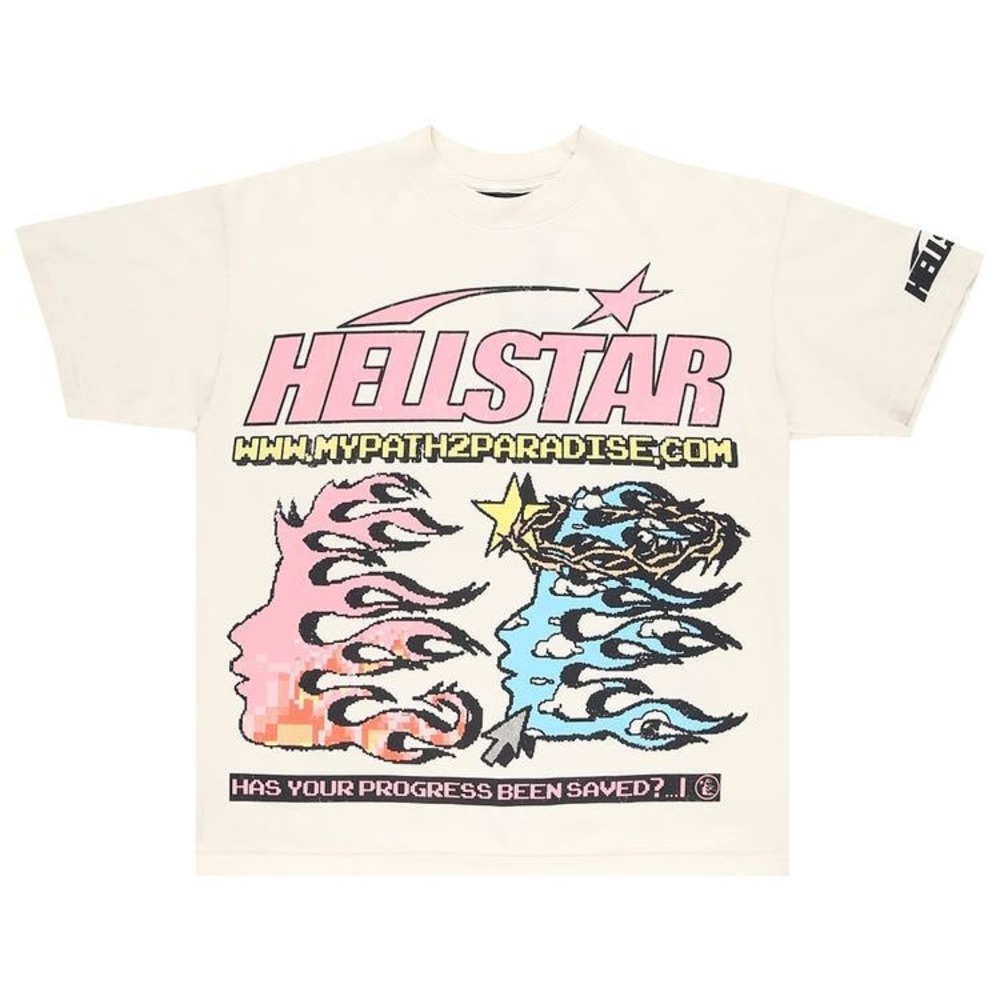 Hellstar 1996 Graphic T Shirt White Mens Size Large New‎ With Tags